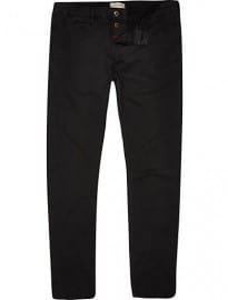 River Island Black Slim Chinos
