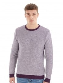 Burton Purple Textured Jumper