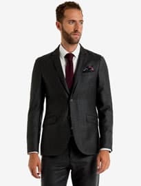 Ted Baker Crastej Deconstructed Flannel Suit Jacket