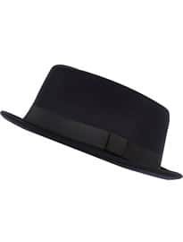 River Island Navy Felt Pork Pie Hat