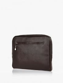 River Island Brown Crossgrain Document Holder