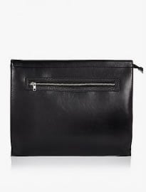 River Island Black Zipped Document Holder