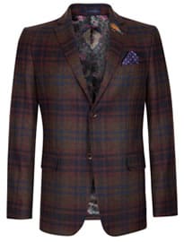 Ted Baker Canne Wool Check Jacket
