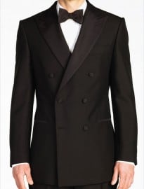 Black Double Breasted Dinner Jacket
