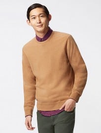 Uniqlo Men 100% Cashmere Crew Neck Sweater