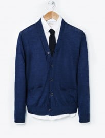 He By Mango Silk Wool-blend Cardigan