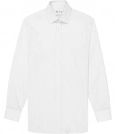 Reiss Chariot Two-fold Cotton Shirt White