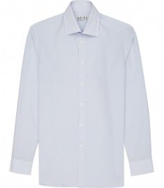 Reiss Discovery Bluff Point Collar Shirt Blue