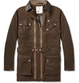 Private White V.c. Waxed-cotton Field Jacket