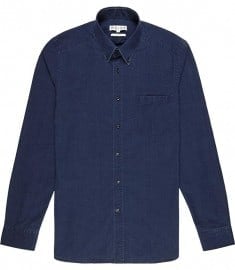 Reiss Demetri Dark Denim Shirt Indigo