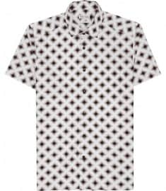 Reiss Concorde Diamond Print Shirt