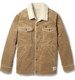 Neighborhood Corduroy And Faux Shearling Jacket