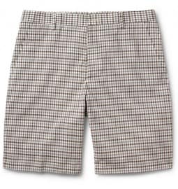 Etro Cotton-blend Seersucker Shorts