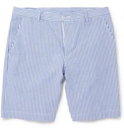 Etro Striped Seersucker Shorts
