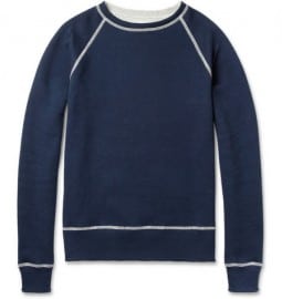 Billy Reid Reversible Cotton Sweatshirt