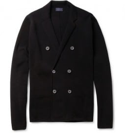 Lanvin Double-breasted Knitted Cotton Cardigan