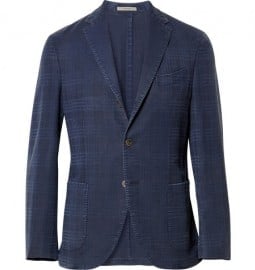 Boglioli Check Unstructured Wool Blazer