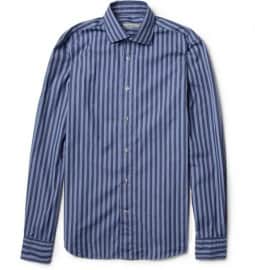 Boglioli Bengal Striped Cotton Shirt