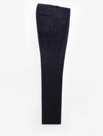 He By Mango Check Wool-blend Suit Trousers