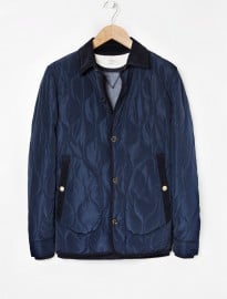 He By Mango Corduroy Appliques Quilted Jacket