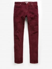 He By Mango Slim-fit 5 Pocket Corduroy Trousers