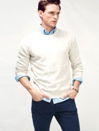 He By Mango Cotton Linen-blend Sweater