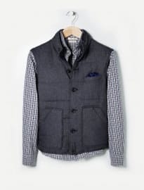 He By Mango Reversible Quilted Gilet