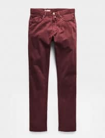He By Mango Slim-fit 5 Pocket Garment-dyed Trousers