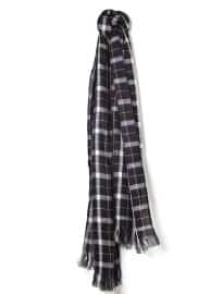 He By Mango Check Scarf