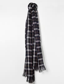 He By Mango Check Scarf