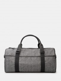 He By Mango Herringbone Weekend Bag