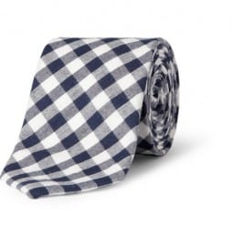 J.crew Gingham Check Cotton Tie