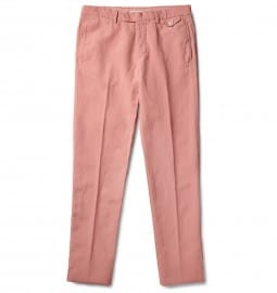 Michael Bastian Cotton And Linen-blend Trousers