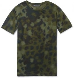 Marc By Marc Jacobs Clement Camouflage-print Cotton T-shirt