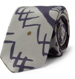 Burberry Prorsum Printed Silk Tie