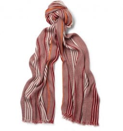 Paul Smith Shoes & Accessories Striped Woven Scarf