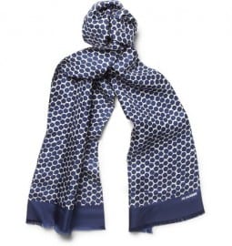 Jil Sander Heptagon-print Silk Scarf
