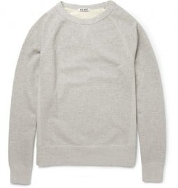 Acne College Loopback-cotton Sweatshirt