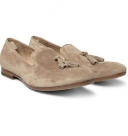 Alexander Mcqueen Suede Tasselled Loafers