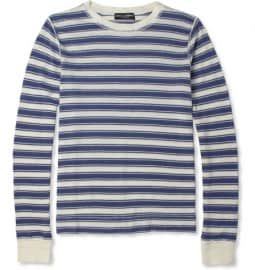 Dolce & Gabbana Striped Cotton-blend Sweater