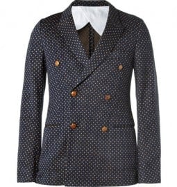 Gucci Unstructured Jacquard-woven Cotton Blazer