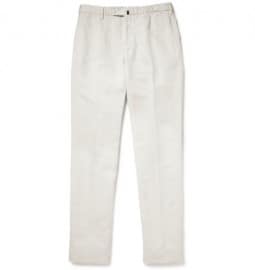 Slowear Incotex Linen And Cotton-blend Chinos