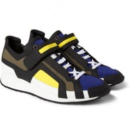 Pierre Hardy Panelled Neoprene Sneakers