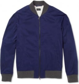 Ps By Paul Smith Cotton-blend Bomber Jacket