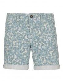 Topman Green Floral Pattern Shorts