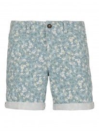 Topman Green Floral Pattern Shorts