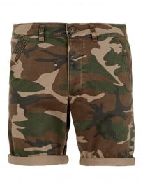 Topman Green Camoflage Shorts