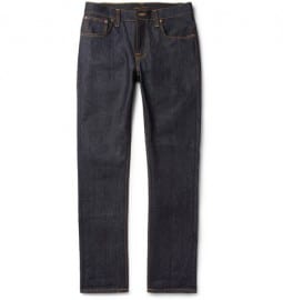Nudie Jeans Grim Tim Slim-fit Dry Denim Jeans