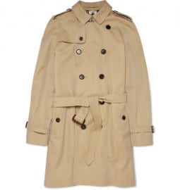 Burberry London Cotton-gabardine Trench Coat