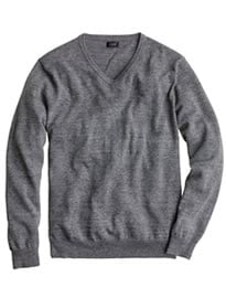 Cotton V-neck Sweater